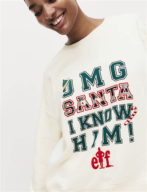 Buy Elf™ Cotton Rich Family Christmas Pyjama Set at Marks & Spencer