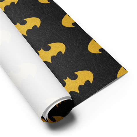 Batman Wrapping Paper 3 Sheets - Etsy