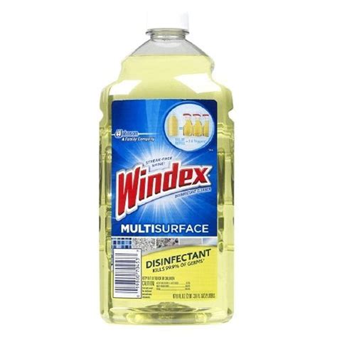 Windex Multi-Surface Disinfecting Glass Cleaner Refill, 67.6 Oz ...