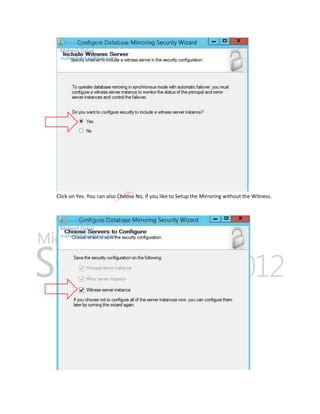 Image result for SQL Mirroring 2012 Log
