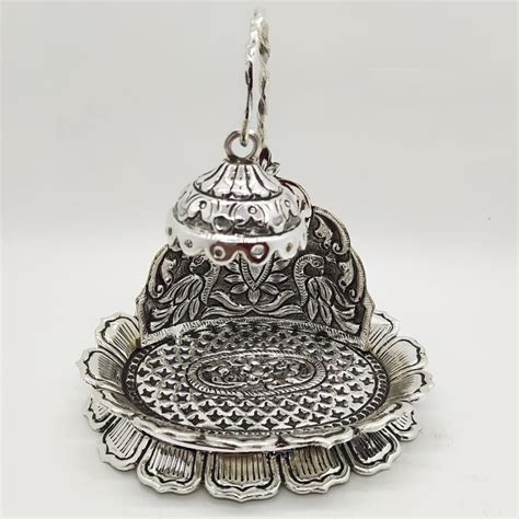 Buy quality 92.5 Pure Silver Antique Singhasan in Fine Nakashii work PO ...