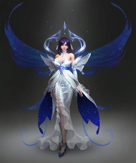 ArtStation - Goddess of destiny, Sure Wang | Sevimli anime kızı, Çizim ...