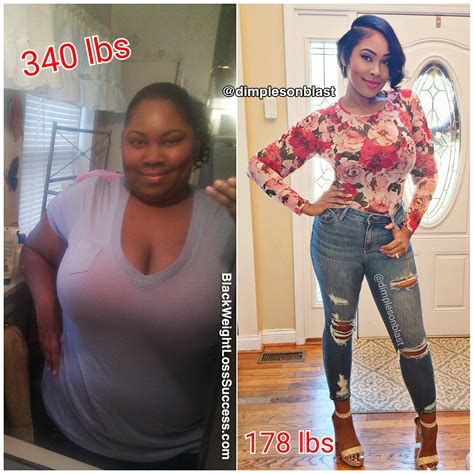 Naajma lost 165 pounds - Black Weight Loss Success