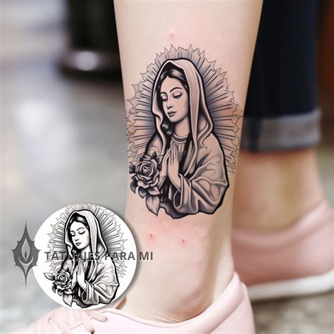Cuatro Tatuajes De La Virgen De Guadalupe, Tatuajes De Protección. - Etsy