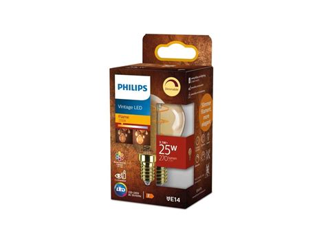 Philips LED-lamppu Vintage P45 Mini-ball 270lm 3.1W/918 (25W) Dimmable ...