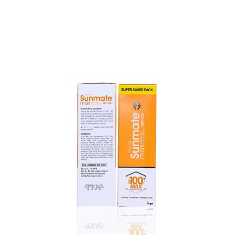 Palsons Sunmate Max Aqua Gel Sunscreen SPF 100