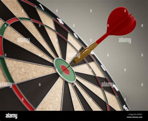 Dartboard bull's eye Stock Photo - Alamy