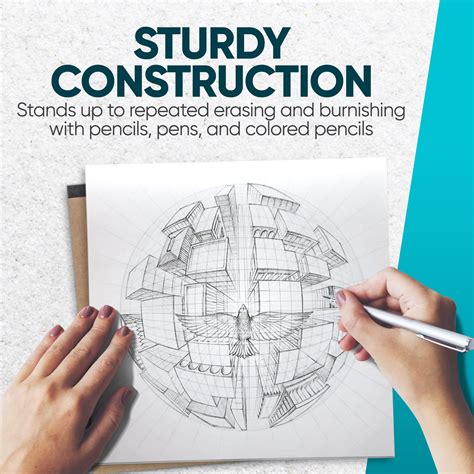 Koala Tools - 40-Page Large Drawing Pad for 5-Point Perspective Drawing ...