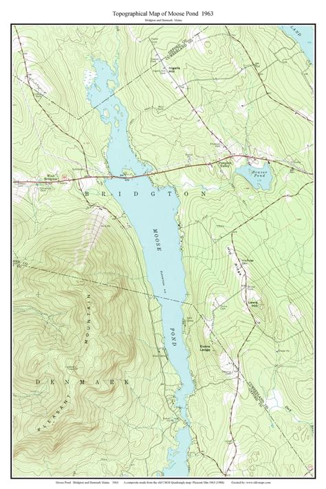 Moose Pond Depth Map at William Ruth blog