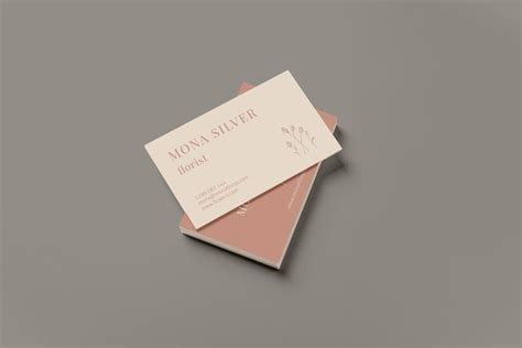 Floral Business Card Template 的图像结果