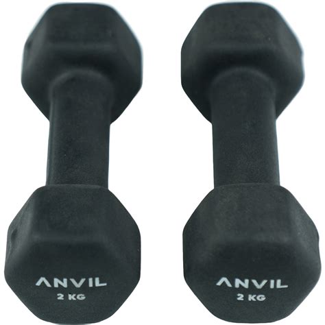 Anvil Neoprene Dumbbell Set | 1 Kg - 10 Kg Set | Active Fitness Store