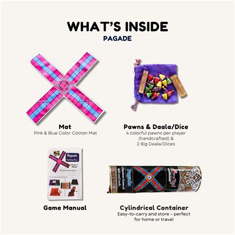 Pagade – Classic Indian Board Game in Pink & Blue | Traditional Pachis ...