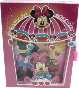 neoinsta shopping Minnie mouse lock book Book-size Diary Unruled 50 ...