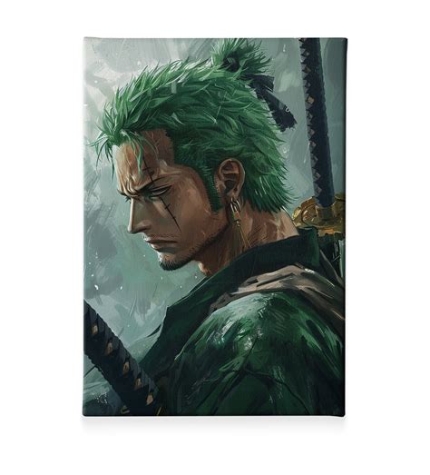 Zoro from One Piece Concept Art - Canvas Art Print – Wallgasm