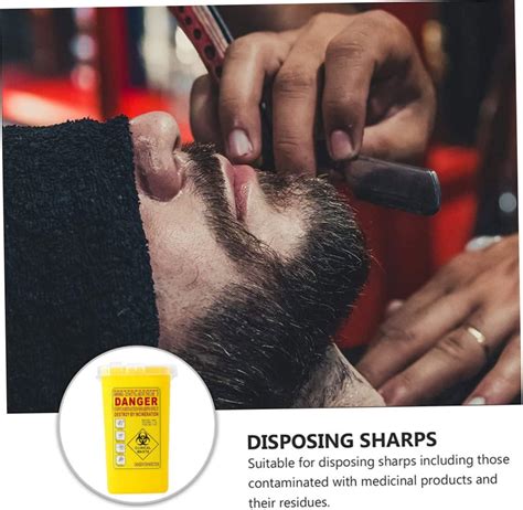 Buy Hemore Sharps Bin,Sharps Bin Plastic Tattoo Needles Shaver Slice ...