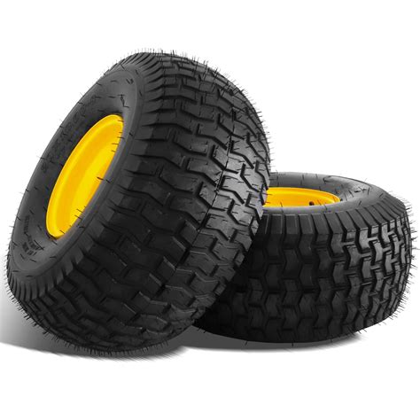 2PCS 20x10.00-8 Lawn Mower Tires,20x10x8 Lawn Tractor Tires with Rim ...