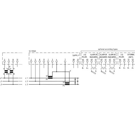 Аналізатор мережі модульний FRER QuBo H, RS485, 400V 1-5A