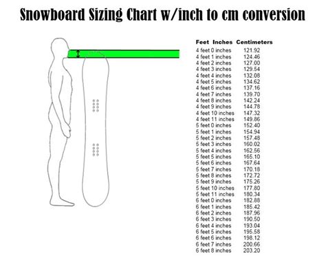Snowboard Boots Size Chart - Minimalist Chart Design