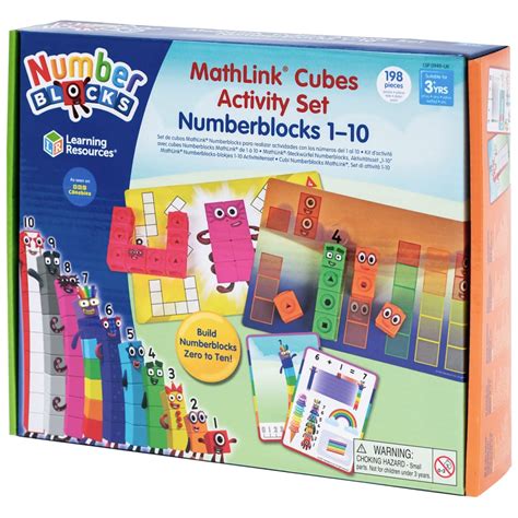 Numberblocks MathLink Cubes 1-10 Activity Set | Educational Toy | B&M