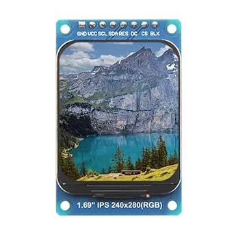 1.69 inch IPS full angle TFT display LCD colour screen module SPI ...