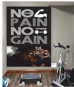 Decor Production Self Adhesive Gym Wall Sticker/Poster(36x48 Inch ...