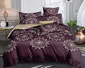 Buy Laying Style Soft Glace Cotton King Size Duvet Cover II Razai Cover ...