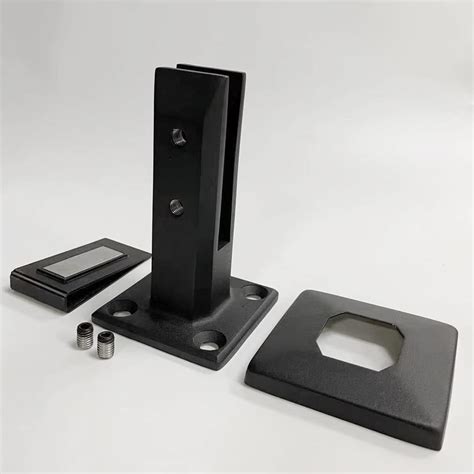 worldrailing 2205 Black Glass Spigot Glass clamp The Anti-Rust Level is ...