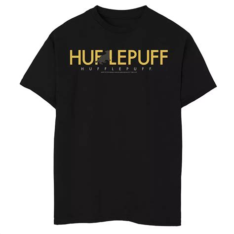 Boys 8-20 Harry Potter Hufflepuff House Simple Text Husky Tee