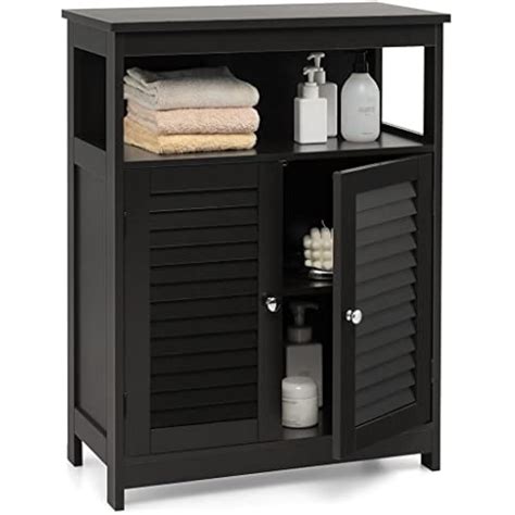 ZLXDP Bathroom Storage Cabinet Wood Floor Cabinet India | Ubuy
