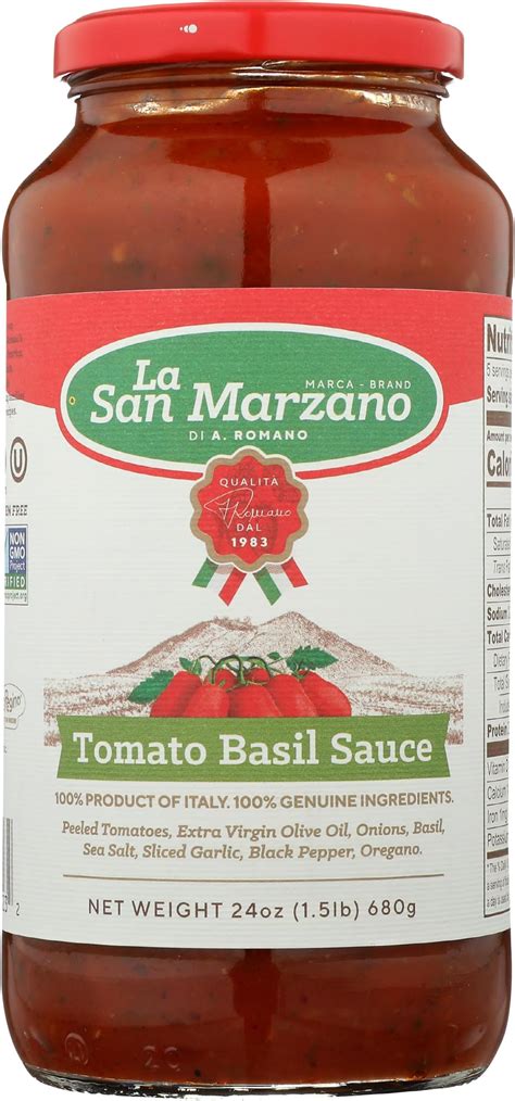 Amazon.com : Tomato Sauce Variety 3 Pack - Marinara, Tomato and Basil ...