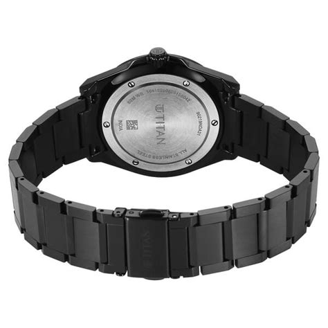 Buy Online Titan Classique Big Date Analog with Black Dial Black ...