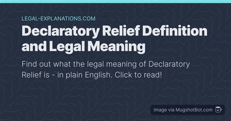 Example of Declaratory Relief 的图像结果