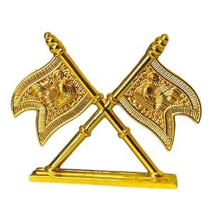 Buy SRian Murugan Seval Kodi Flag Idols for Car Dashboard, Office ...