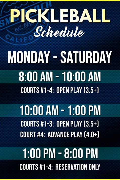 Pickleball - Pismo Beach Athletic Club