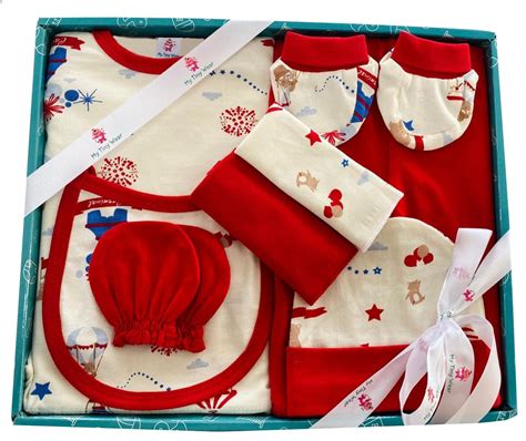 My Tiny Wear Full Sleeves New Born Baby Gift Set, Infant Clothing Gift ...