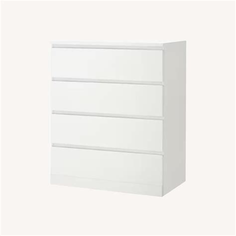 IKEA 4-drawer Chest - White - AptDeco