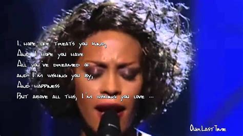 Whitney Houston - I will always love you (Lyrics) - YouTube