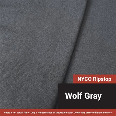 NYCO Ripstop – Wolf Gray – 65" - Camo Fabric Depot