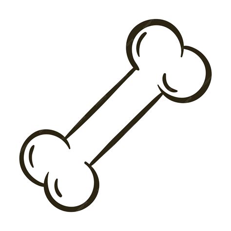 Dog Bone Clip Art Black And White