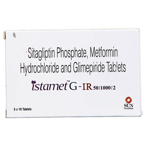 Istamet G-IR 50/1000/2 Tablet | Uses, Side Effects, Price | Apollo Pharmacy