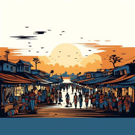 African Street Market Design 的图像结果