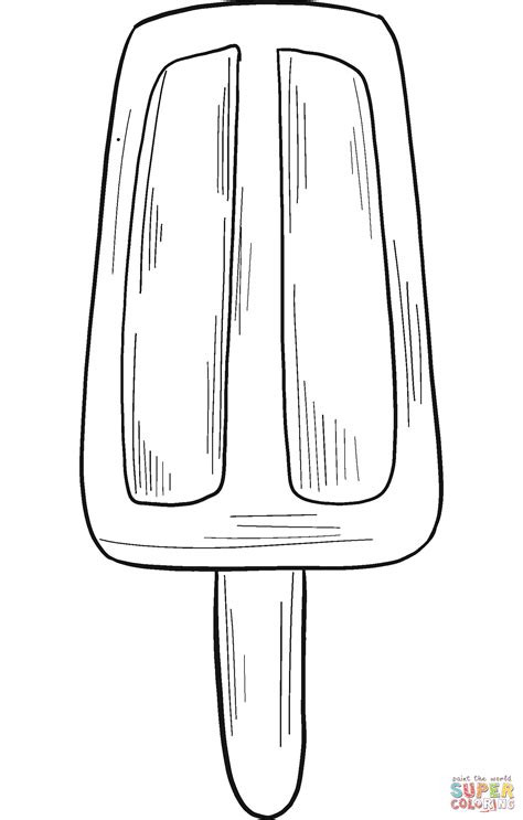 Popsicle Popsicles Indiaparenting Spongebob Sketch Coloring Page