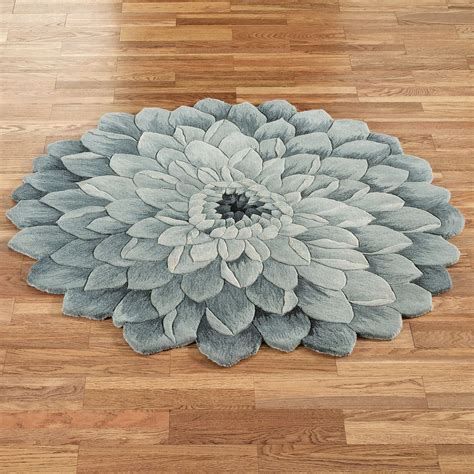 Navy Blue Floral Bath Rug at Melissa Wolf blog