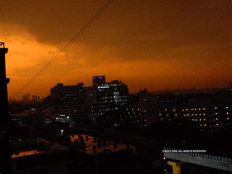 Sky turns orange after rain in Bengaluru- Bangalore Mirror