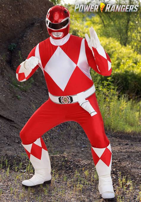 Plus Size Power Rangers Red Ranger Costume