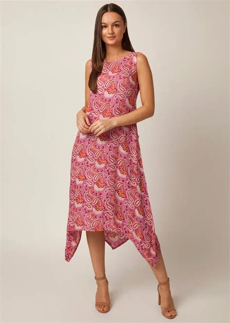 Get Block Printed Sleeveless Asymmetrical Dress at ₹ 2400 | LBB Shop