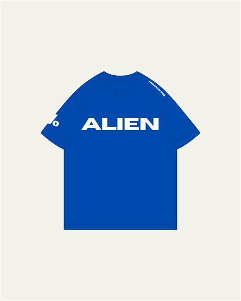 Alien in Blue T-shirt – HUMANKIND
