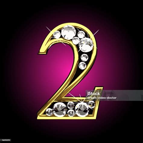Vector Gold And Diamonds Figure 2 Stock Illustration - Download Image ...