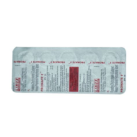 PRONATE F TABLET 10'S Price, Uses, Side Effects, Composition - Apollo ...