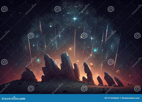 Galactic Dreamland, Made with Generative AI Stock Illustration ...